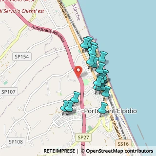 Mappa A14, 63821 Porto Sant'Elpidio FM, Italia (0.7735)
