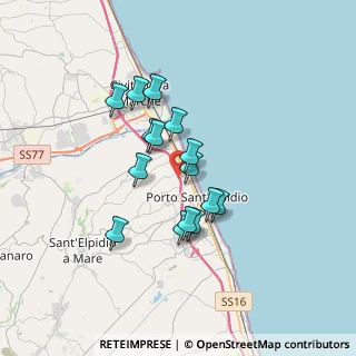 Mappa A14, 63821 Porto Sant'Elpidio FM, Italia (2.75867)