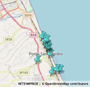 Mappa Via Trieste, 63821 Porto Sant'Elpidio FM, Italia (1.32167)