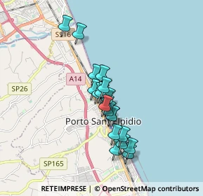 Mappa Via Trieste, 63821 Porto Sant'Elpidio FM, Italia (1.358)