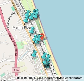Mappa Via Trieste, 63821 Porto Sant'Elpidio FM, Italia (0.513)