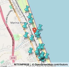 Mappa Via Trieste, 63821 Porto Sant'Elpidio FM, Italia (0.535)