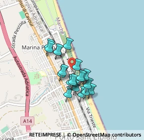 Mappa Via Trieste, 63821 Porto Sant'Elpidio FM, Italia (0.3135)