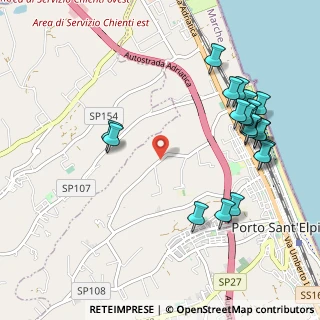Mappa Via Pescolla, 63821 Porto Sant'Elpidio FM, Italia (1.2085)