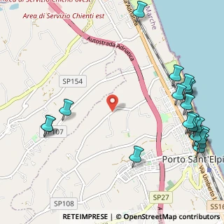 Mappa Via Pescolla, 63821 Porto Sant'Elpidio FM, Italia (1.545)