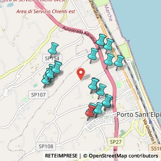 Mappa Via Pescolla, 63821 Porto Sant'Elpidio FM, Italia (0.9)
