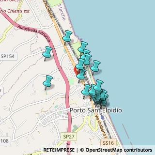 Mappa Via Marche, 63821 Porto Sant'Elpidio FM, Italia (0.75)