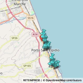 Mappa Via Marche, 63821 Porto Sant'Elpidio FM, Italia (1.7125)