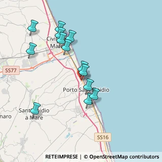 Mappa Via Marche, 63821 Porto Sant'Elpidio FM, Italia (3.89308)