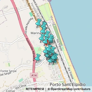 Mappa Via Friuli, 63821 Porto Sant'Elpidio FM, Italia (0.298)