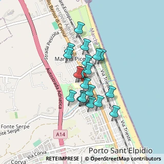 Mappa Via Friuli, 63821 Porto Sant'Elpidio FM, Italia (0.3215)