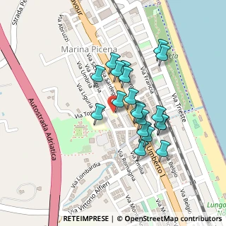 Mappa Via Marche, 63821 Porto Sant'Elpidio FM, Italia (0.188)