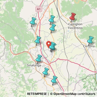 Mappa SP dell'Esse, 52045 Foiano della Chiana AR, Italia (8.27091)