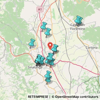 Mappa SP dell'Esse, 52045 Foiano della Chiana AR, Italia (7.195)