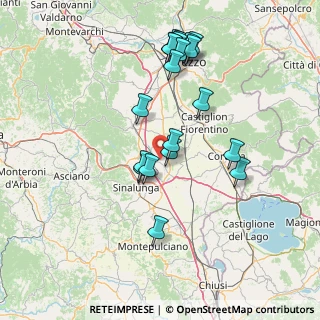 Mappa SP dell'Esse, 52045 Foiano della Chiana AR, Italia (15.5315)