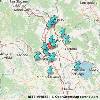 Mappa SP dell'Esse, 52045 Foiano della Chiana AR, Italia (11.61643)