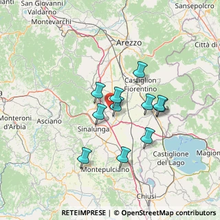 Mappa SP dell'Esse, 52045 Foiano della Chiana AR, Italia (11.62182)