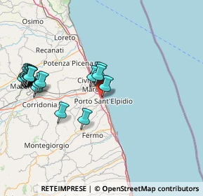 Mappa Via Toscana, 63821 Porto Sant'Elpidio FM, Italia (17.797)