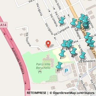 Mappa Via Toscana, 63821 Porto Sant'Elpidio FM, Italia (0.1619)