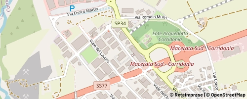Mappa Corridonia