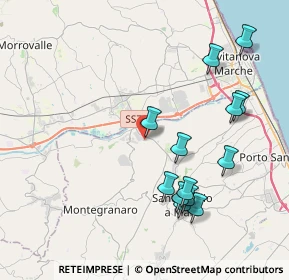 Mappa SP Brancadoro, 63811 Sant'Elpidio a Mare FM (4.33538)