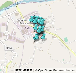 Mappa SP Brancadoro, 63811 Sant'Elpidio a Mare FM (0.20526)