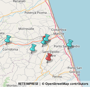 Mappa SP Brancadoro, 63811 Sant'Elpidio a Mare FM (6.22167)