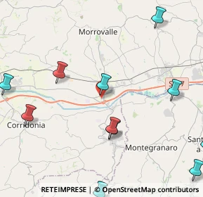 Mappa Via Carlo Goldoni, 62010 Morrovalle MC, Italia (5.88909)