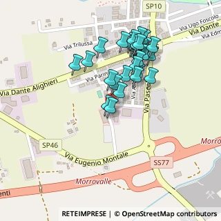 Mappa Via Carlo Goldoni, 62010 Morrovalle MC, Italia (0.225)