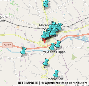 Mappa Via Carlo Goldoni, 62010 Morrovalle MC, Italia (1.3425)