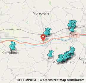 Mappa Via Carlo Goldoni, 62010 Trodica MC, Italia (5.0455)