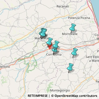 Mappa Viale Pausula, 62014 Zona Industriale MC, Italia (5.15)