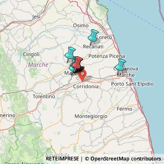 Mappa Viale Pausula, 62014 Zona Industriale MC, Italia (7.58909)