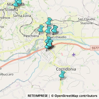 Mappa Viale Pausula, 62014 Zona Industriale MC, Italia (1.61769)
