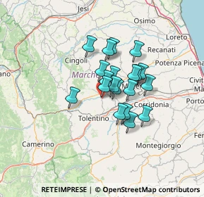 Mappa SP 53, 62010 Pollenza MC (9.183)