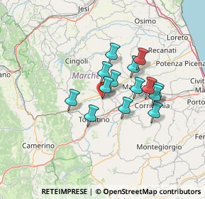 Mappa SP 53, 62010 Pollenza MC (10.40357)