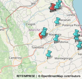 Mappa SP 53, 62010 Pollenza MC (18.896)