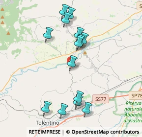 Mappa SP 53, 62010 Pollenza MC (4.07357)