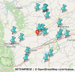 Mappa SP 53, 62010 Pollenza MC (9.3085)