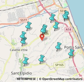 Mappa Cascinare, 63811 Sant'Elpidio a Mare FM, Italia (2.00462)