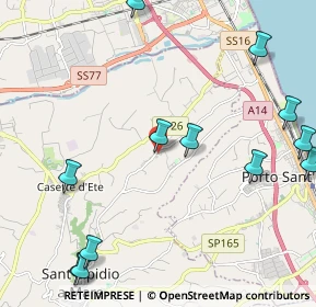 Mappa Cascinare, 63811 Sant'Elpidio a Mare FM, Italia (2.99385)