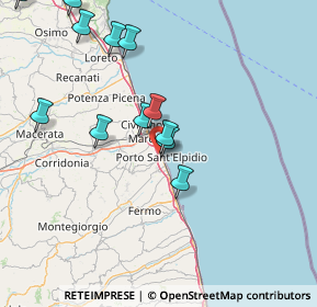 Mappa Via Isola D'Elba, 63821 Porto Sant'Elpidio FM, Italia (17.04083)