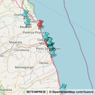Mappa Via Isola D'Elba, 63821 Porto Sant'Elpidio FM, Italia (13.20917)