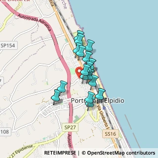 Mappa Via Vittorio Alfieri, 63821 Porto Sant'Elpidio FM, Italia (0.603)