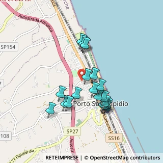 Mappa Via Vittorio Alfieri, 63821 Porto Sant'Elpidio FM, Italia (0.8155)