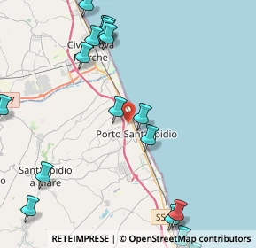 Mappa Via Isola D'Elba, 63821 Porto Sant'Elpidio FM, Italia (6.01889)