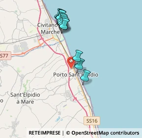 Mappa Via Isola D'Elba, 63821 Porto Sant'Elpidio FM, Italia (3.91846)