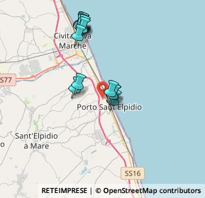 Mappa Via Isola D'Elba, 63821 Porto Sant'Elpidio FM, Italia (3.65467)
