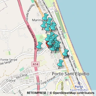 Mappa Via Isola D'Elba, 63821 Porto Sant'Elpidio FM, Italia (0.276)