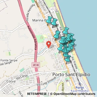 Mappa Via Vittorio Alfieri, 63821 Porto Sant'Elpidio FM, Italia (0.404)